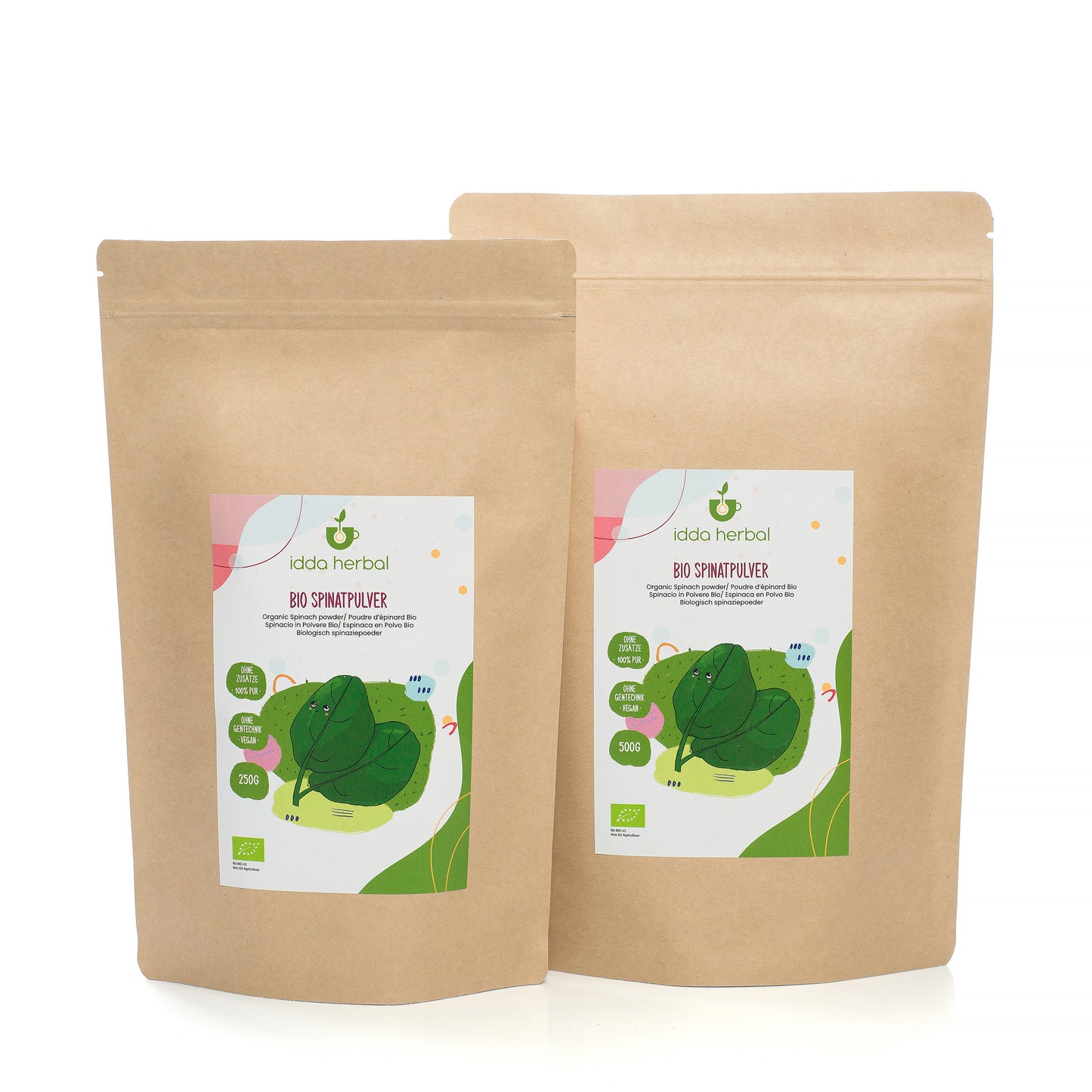 Organic spinach powder