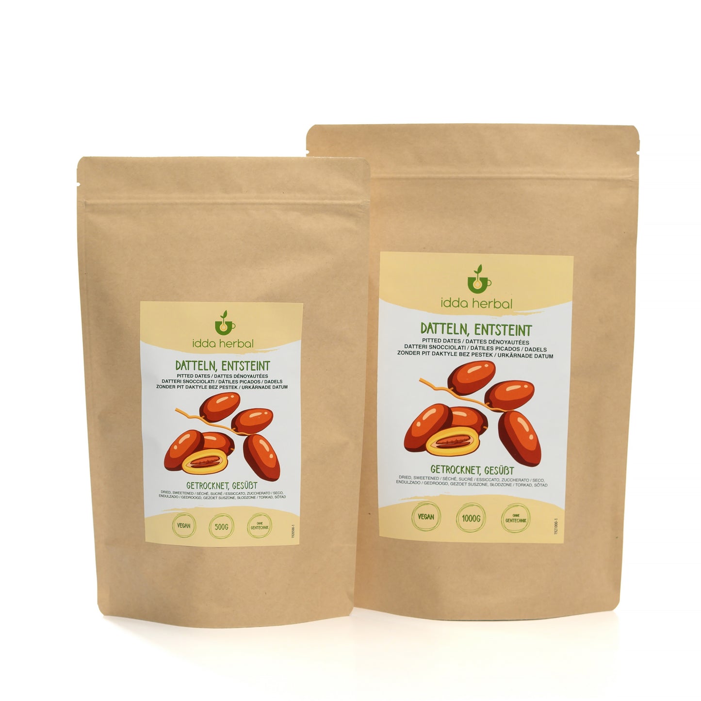 Dates, pitted, dried