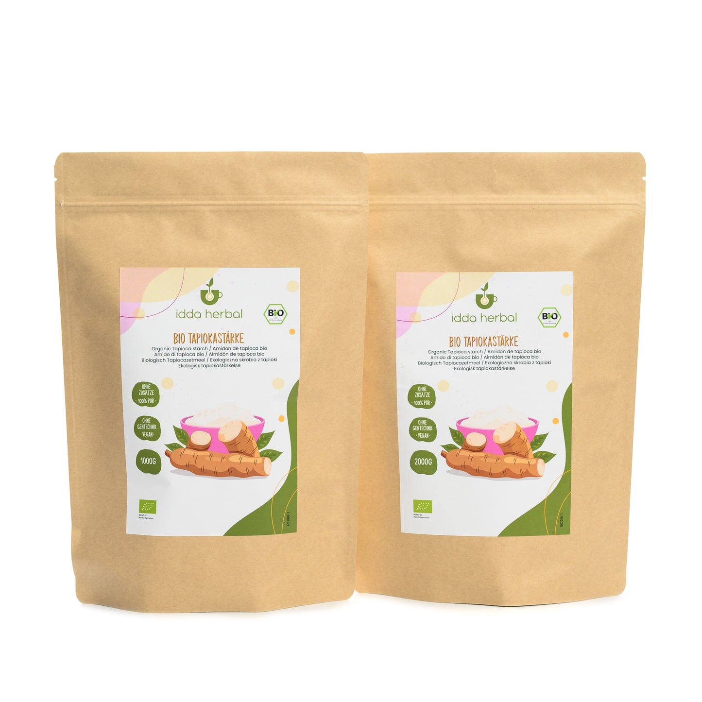 Organic tapioca starch