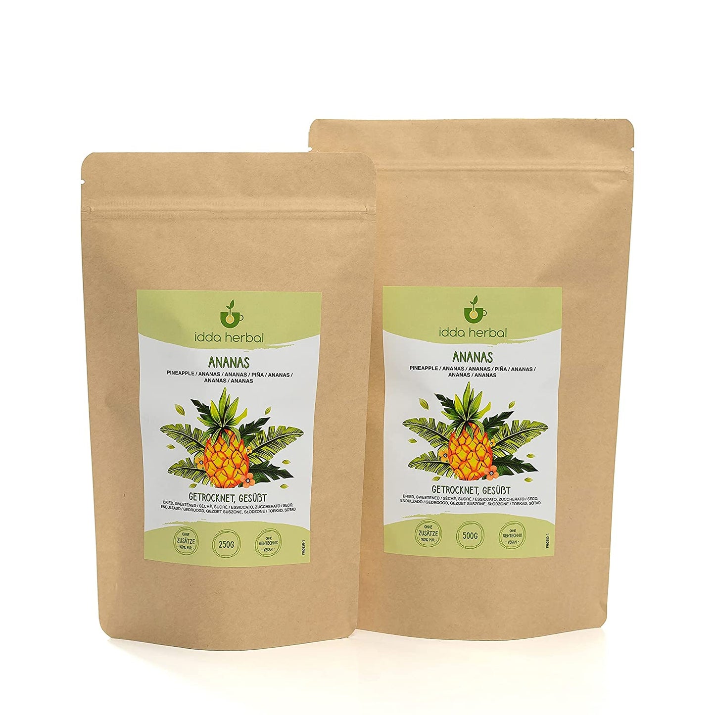 Pineapple whole, dried