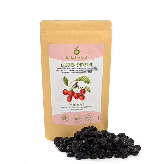 Cherries, pitted, dried