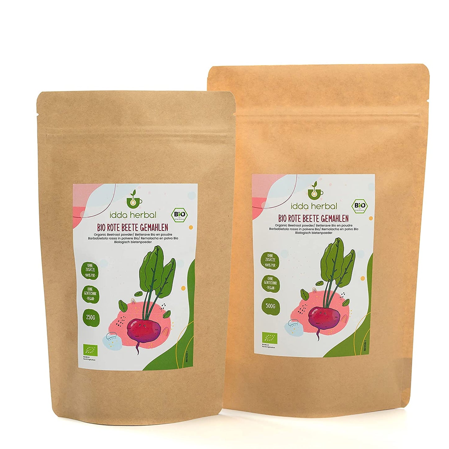 Organic beetroot powder