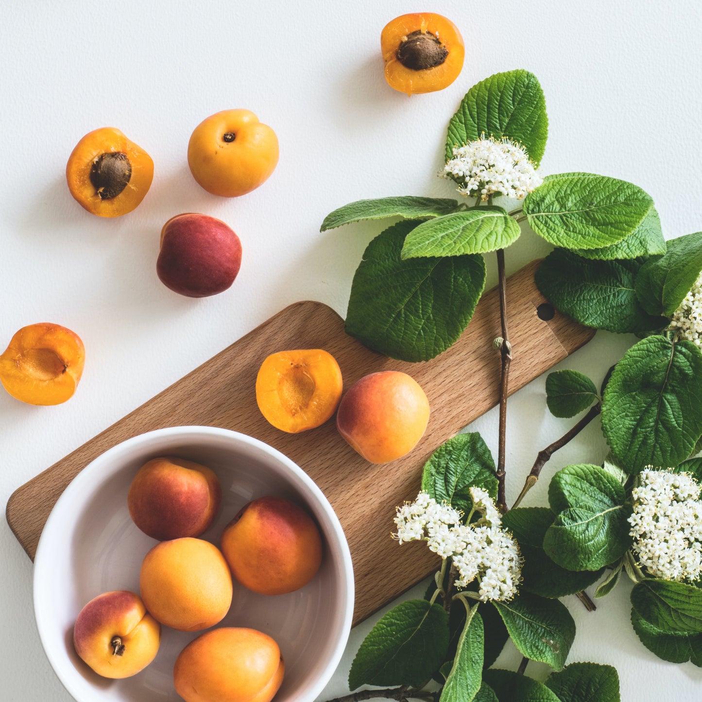 Organic apricots, dried