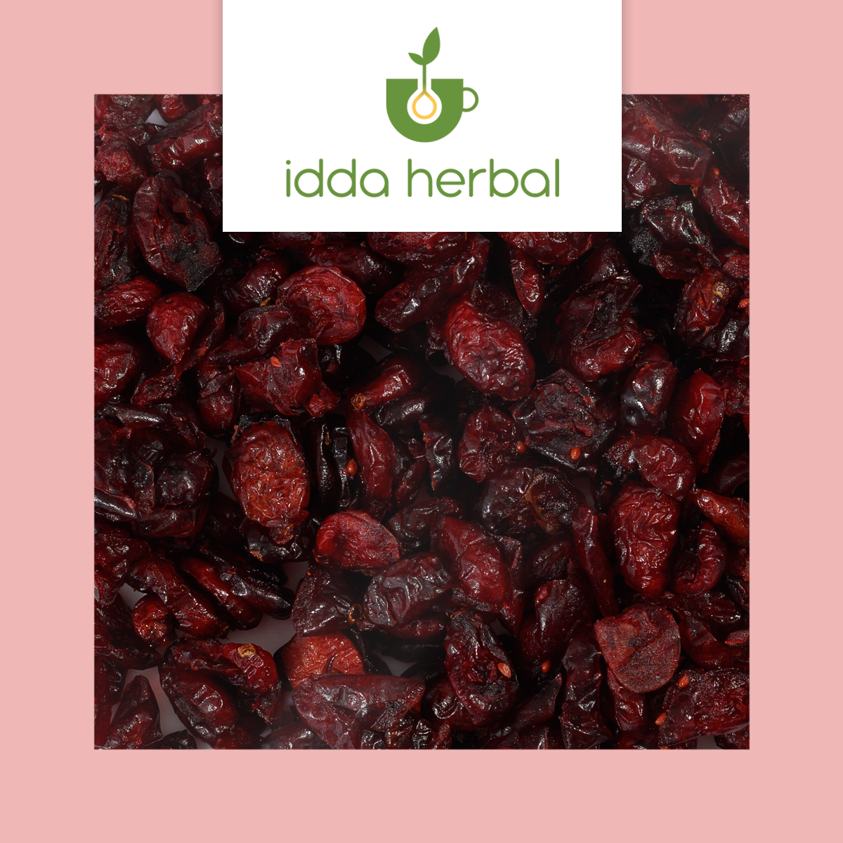 Organic cranberries, dried