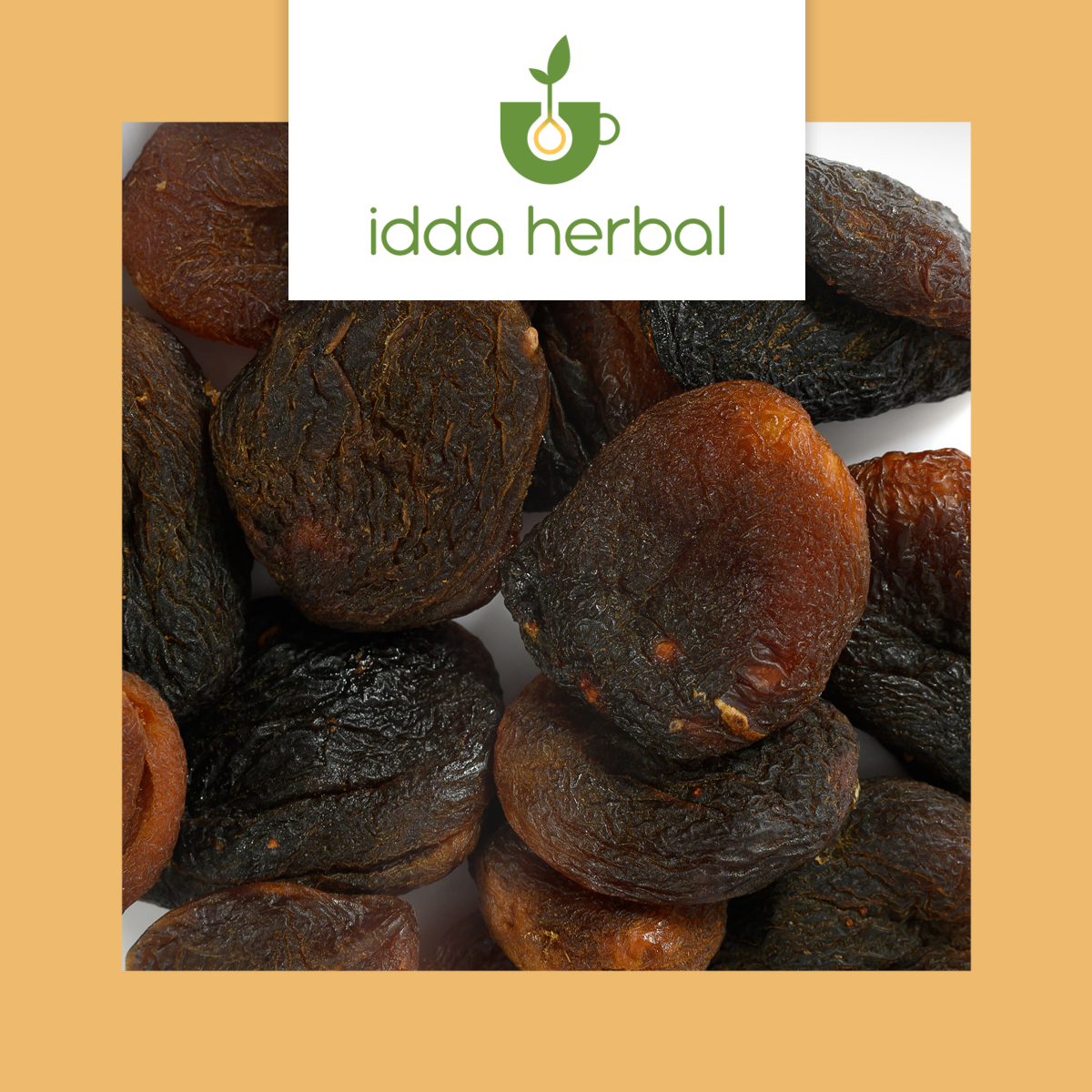 Organic apricots, dried